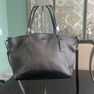 Coach Kelsey Metallic Tote/Crossbody Bag